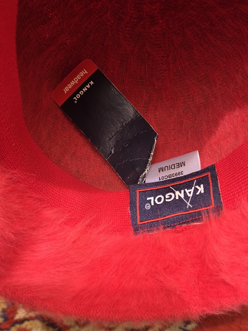 Kangol Pink Angora Blend Furgora Bucket Hat SzM Unisex - Picture 6 of 7